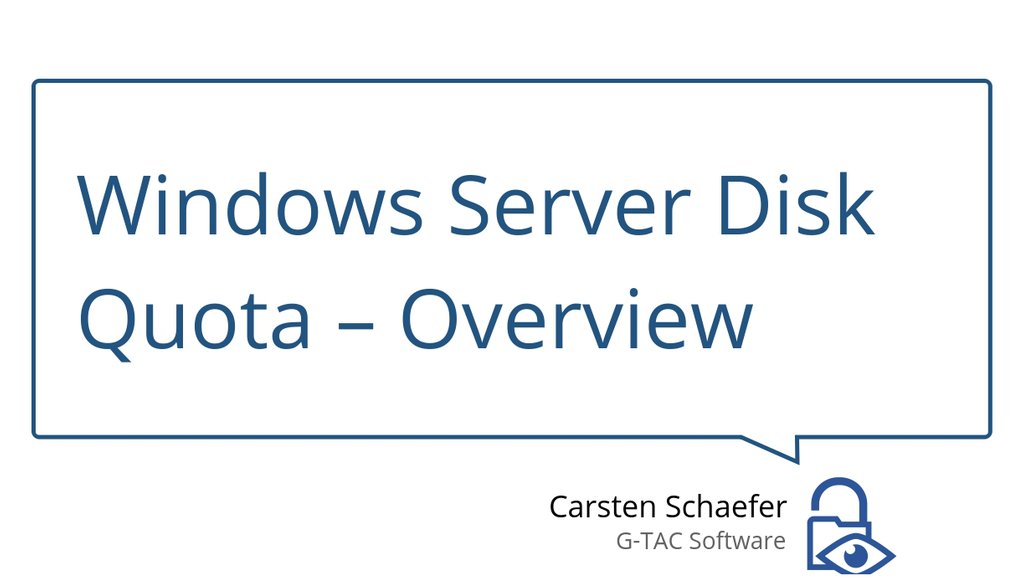 gtac_software's tweet photo. "The idea behind setting limits is to prevent the hard disk from getting filled up and thereby causing the system or server to freeze or behave abnormally." https://t.co/K2PKaiddbo

 #ITPro #Storage #WindowsServer https://t.co/TrdeqY6Rim