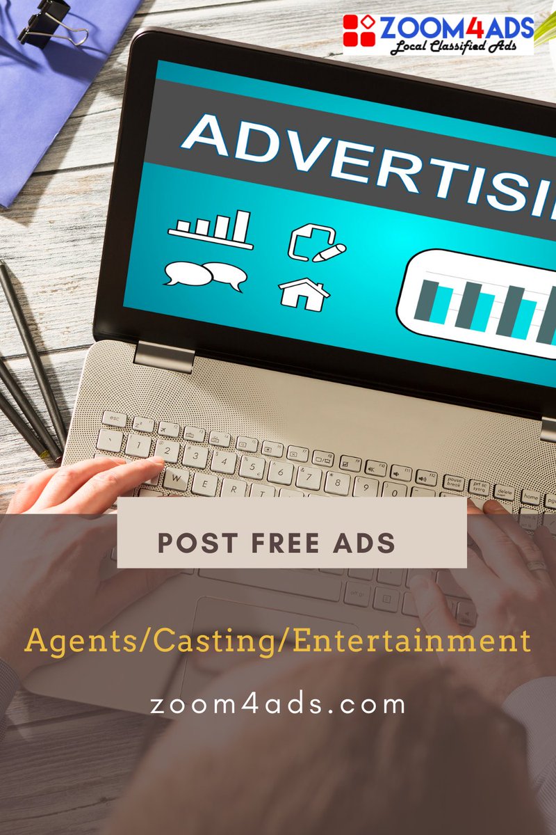 adsthumb's tweet image. Zoom4ads allow you to post free classified ads for Agents/Casting/Entertainment

Visit :- zoom4ads.com/category/jobs/…

#postfreeclassifiedads #onlineclassifiedads #freeads
#classifiedad #ADS