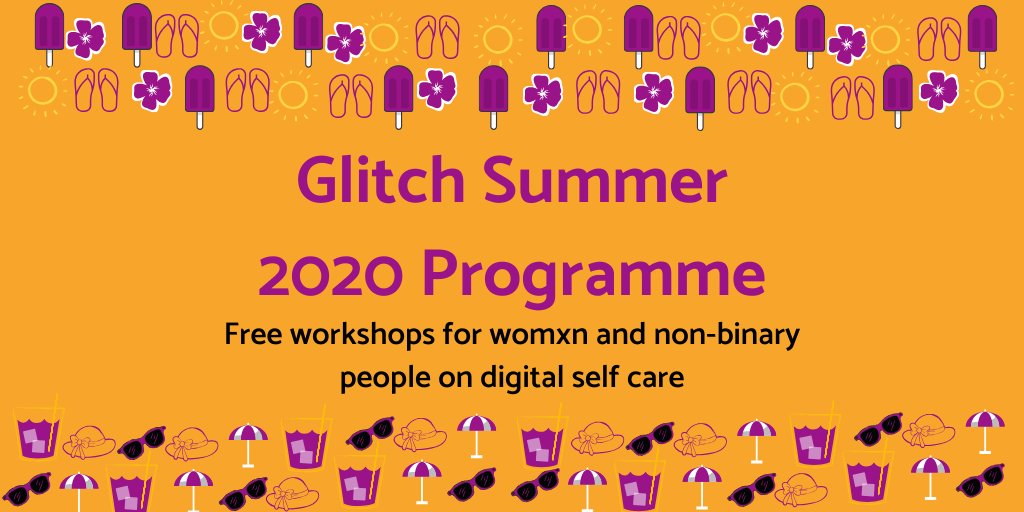 In May, we launched our Summer 2020 programme of free workshops for women and non-binary people on digital self defence, security and self care, with sold out workshops, and support from  @JameelaJamil.