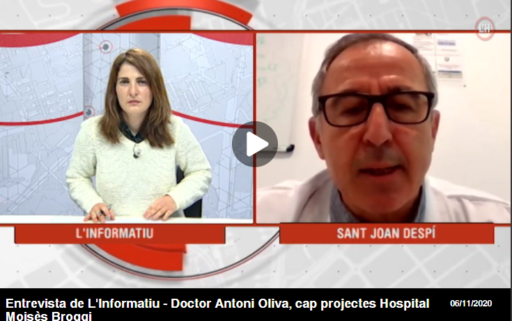 ConsorciCSI's tweet photo. El Dr. Antoni Oliva, cap de projectes del @ConsorciCSI, actualitza a #InformatiuLH @lhdigitalh sobre l'estat de les obres de l'#edificipolivalent que permetrà comptar amb 84 llits de crítics.
Vídeo 👉https://t.co/7tWGq5NakJ https://t.co/SxLgXbvxgS