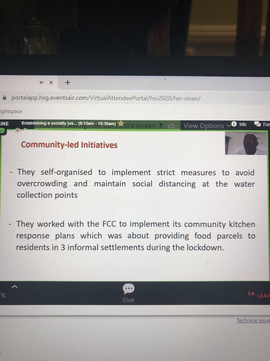sallytheobald's tweet photo. Joseph McCarthy @SLURC_FT @ARISEHub on the power and responsiveness of community response in slums in #Freetown #Sierra Leone #communityagency #trust #partnerships #marginality #HSR2020 https://t.co/EXwyei7nWa