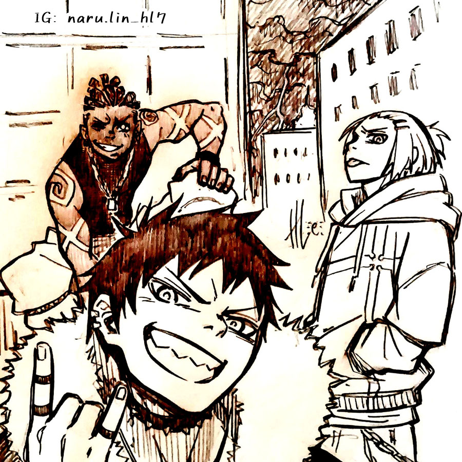 NaruLin10969's tweet photo. #炎炎ノ消防隊 #fireforce #enennoshouboutai #fireforcefanart
#shinrakusakabe #kusakabe #shinra #kusakabeshinra #森羅日下部
#arthurboyle #arthur #boyle #アーサーボイル #アーサー #騎士王 #knightking #knight
#ogun #fireforceogun #ogunmontgomery #mongomeryogun #オグン #flameink https://t.co/norSNIfdKK