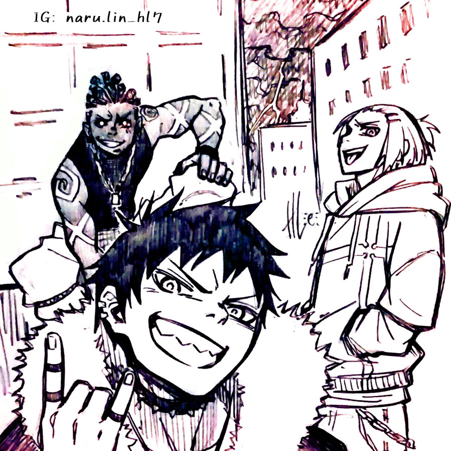 NaruLin10969's tweet photo. #炎炎ノ消防隊 #fireforce #enennoshouboutai #fireforcefanart
#shinrakusakabe #kusakabe #shinra #kusakabeshinra #森羅日下部
#arthurboyle #arthur #boyle #アーサーボイル #アーサー #騎士王 #knightking #knight
#ogun #fireforceogun #ogunmontgomery #mongomeryogun #オグン #flameink https://t.co/norSNIfdKK