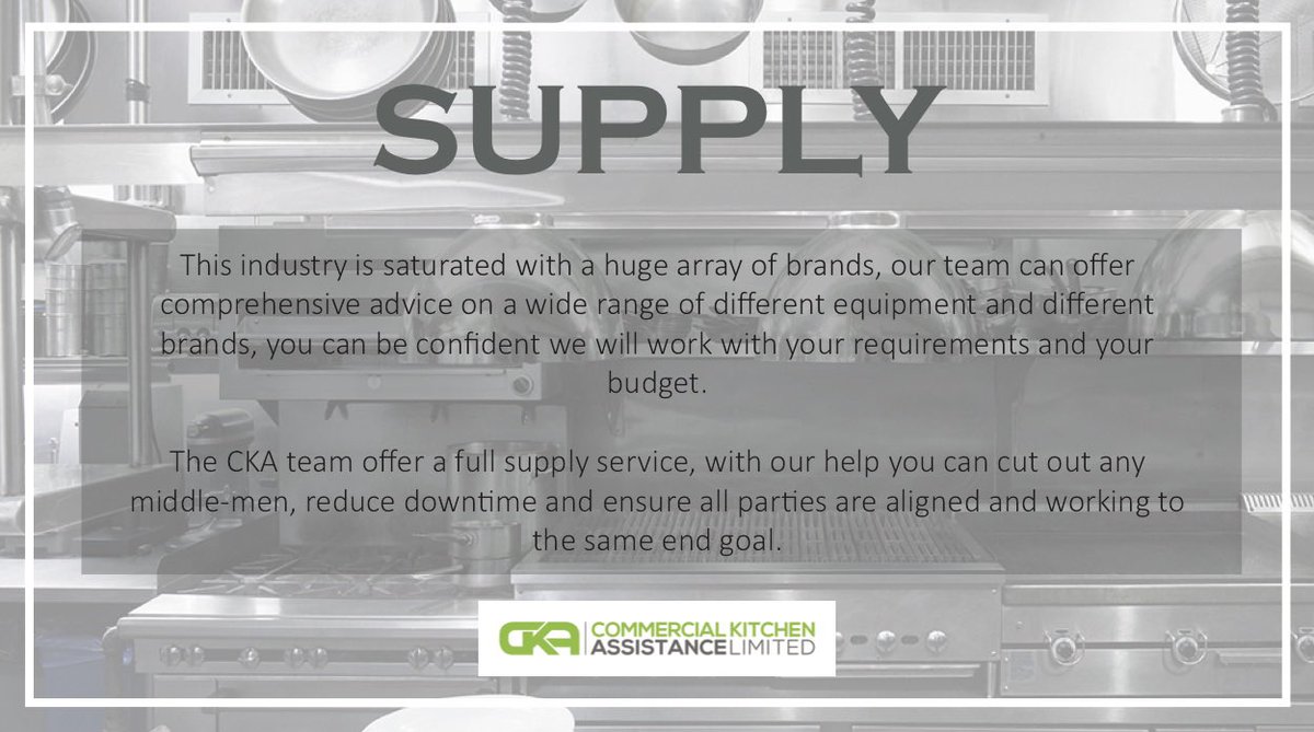 cka_ltd's tweet photo. 🟩 SUPPLY 🟩

#CKA #commercialkitchen #commercialkitchens #commercialkitchendesign #kitchensupply #kitchensupplier https://t.co/lYmG47UZ8K