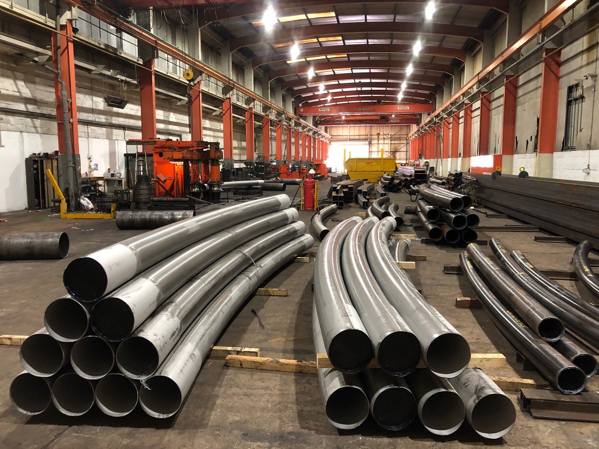 AngleRingCo's tweet image. Our featured service this week is our specialist Pipe Forming services, and how we can help our customers achieve ASTM specifications.

A very precise service offering, that you can read more about here:

ow.ly/4Lw850Cbb0W

#PipeForming  #MetalBending  #ASTMspecifications