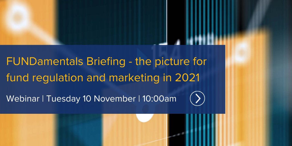 WBD_UK's tweet photo. Tomorrow's FUNDamentals online briefing will be looking ahead to 2021. Find out what 's on the horizon for fund regulation and by registering for your free webinar place now 👉 https://t.co/FoKsAQg63u
#fundamentals #funds #fundregulation #Brexit https://t.co/hSz6HDMwg0