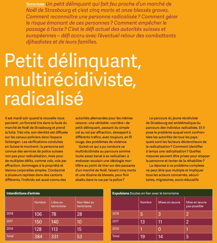 fedpolCH's tweet photo. Il y a deux ans, un djihadiste a ouvert le feu à #Strasbourg, un acte similaire à l'attaque #terroriste de la semaine dernière à #Vienne. Les conclusions du rapport annuel #fedpol2018 sur les meurtriers et cette problématique sont toujours d'actualité: https://t.co/y7clCl5mkg https://t.co/tIN2YSUHmh