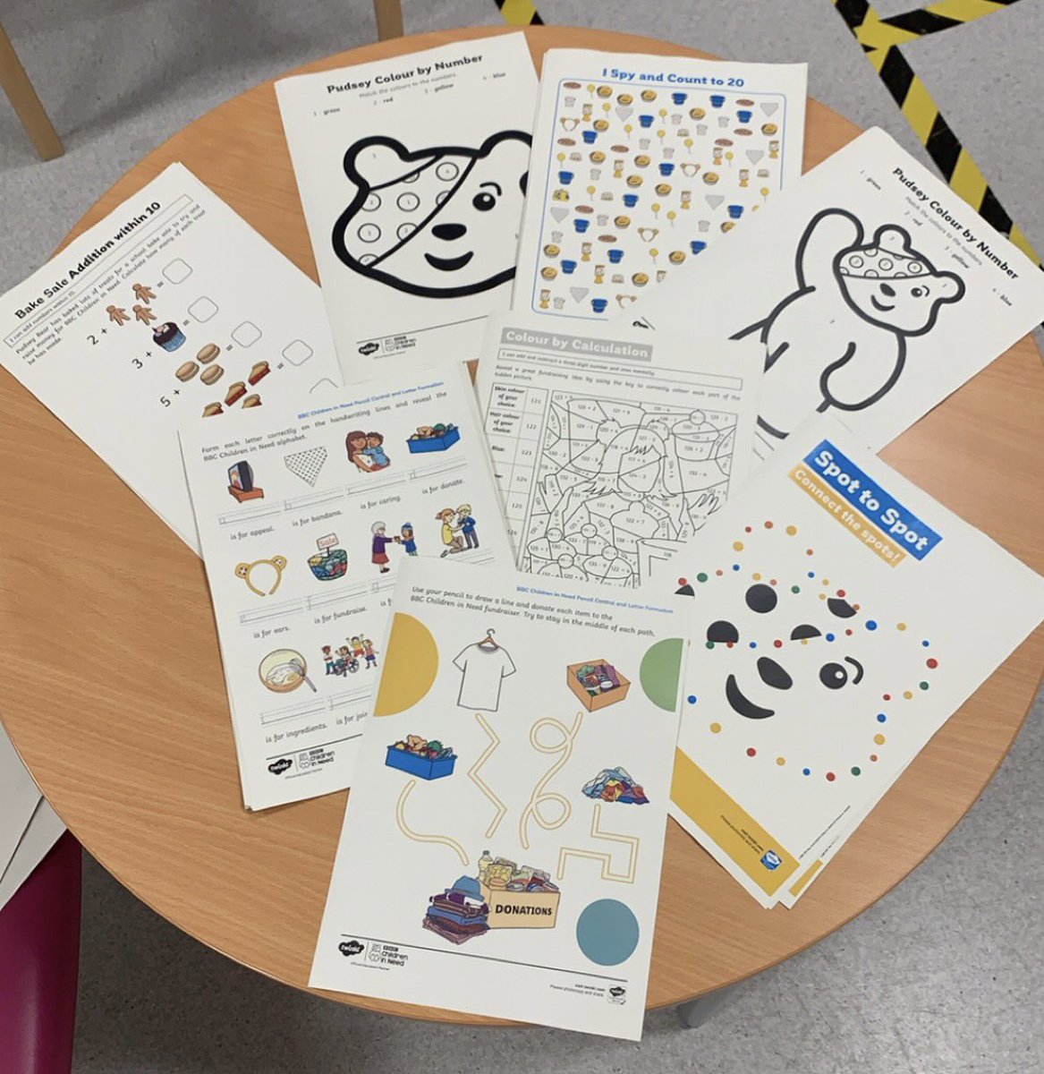 Amazing @ChiIdreninNeed activity and colouring pages on @twinklresources perfect for Monday morning. @nahpsofficial #twinklteach