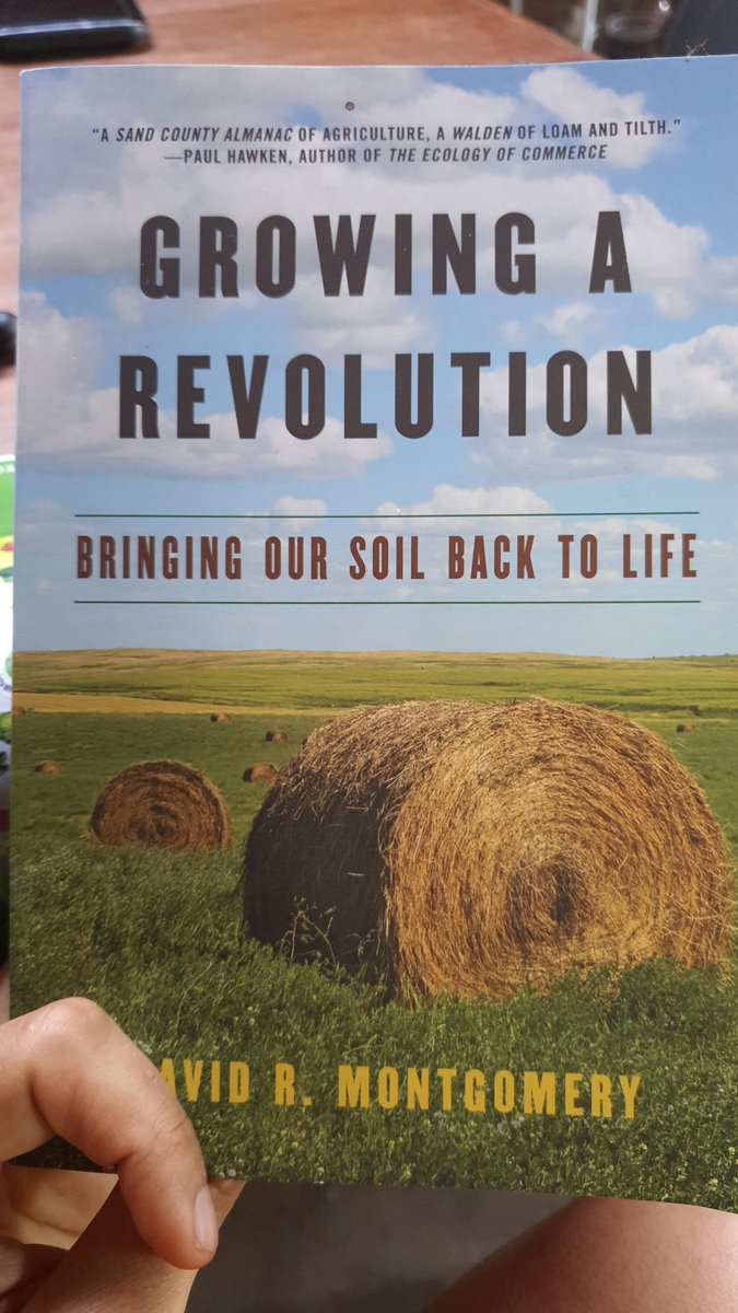 "As the dynamic frontier between the living world of biology and Earth's rocky bones, SOIL is the realm in which microbial life recycles the remains of higher life into the raw materials for new life."
Montgomery, D. GROWING A REVOLUTION. Bringing our soil back to life