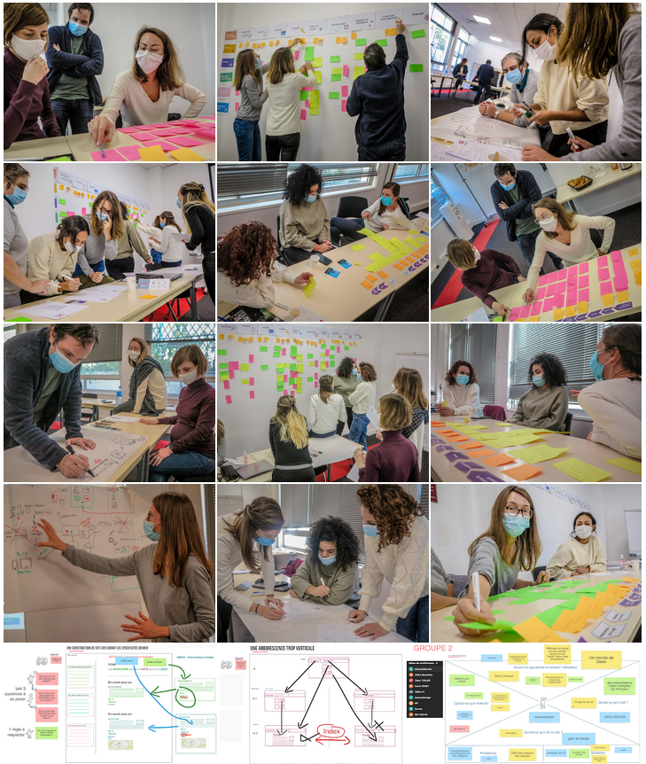 cristof_pilot's tweet photo. Cycle Certifiant Digital avec @Paris_Dauphine et @ComundiPublic : Bonne ambiance lors des ateliers #CX / #uxdesign à distance et en présentiel. 
#formation #designthinking #CX  #EmpathyMap #CustomerJourneyMap #sketching #BMC #Persona5 https://t.co/sxgNThc23d