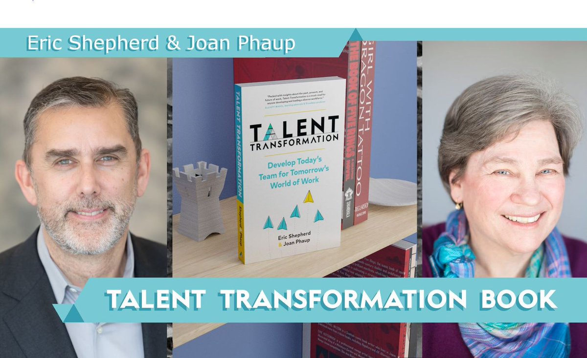 In our latest webcast, we interview <a href="/EricShepherd/">Eric Shepherd</a> and Joan Phaup about their new book Talent Transformation: Develop Today's Team for Tomorrow's World of Work. bit.ly/3eF7Hrm #leadership #talent #futureofwork #hr #leadershipdevelopment #transformation