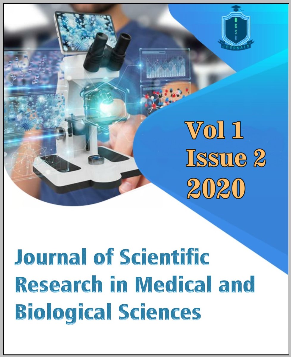 Please check our latest release: Vol.1, No.2, 2020

Congratulations to all authors!

We remind you to submit your articles for the upcoming issue in early 2021.

Journal of Scientific Research in Medical and Biologicals Sciences

bcsdjournals.com/index.php/jsrm…