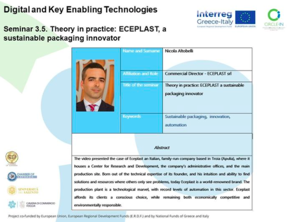 Interreggr_it's tweet photo. 🚩Do you want to know the sustainable packaging?
⚡️Let's discover Eceplast Srl thanks to
Interreg Circle-In Web Academy
Join👉https://t.co/ZMQ2IYc9DK
@EUinmyRegion @EU_ENV
🤝@euinmyregion 🤝
#circlein #webacademy #CircularEconomy #training https://t.co/uhpuqiAWxd