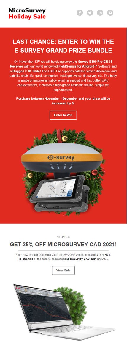 eSurveyGNSS's tweet photo. On Nov. 13th we'll be giving away an e-Survey #E300Pro #GNSSReceiver with our word renowned #FieldGenius for Android Software and a Rugged CTB Tablet. The #E300Pro supports satellite station differential&satellite chain life, quick connection, intelligent voice, tilt survey, etc. https://t.co/7eTeOINgO5