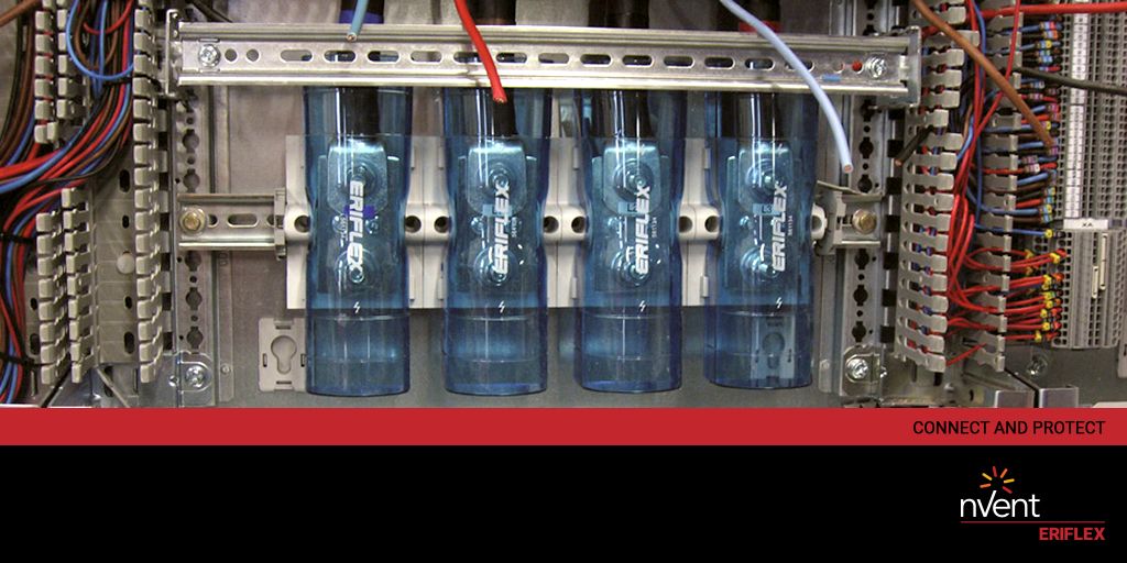 nVentERIFLEX's tweet photo. nVent ERIFLEX offers a wide selection of compact, halogen-free distribution blocks for easy fastening to DIN rails or steel sheet. The blocks offer easy assembly to a wide range of conductors including nVent ERIFLEX Flexibar Advanced and IBS/IBSB Advanced. https://t.co/3M1StvsBsc https://t.co/RreS37cW6m