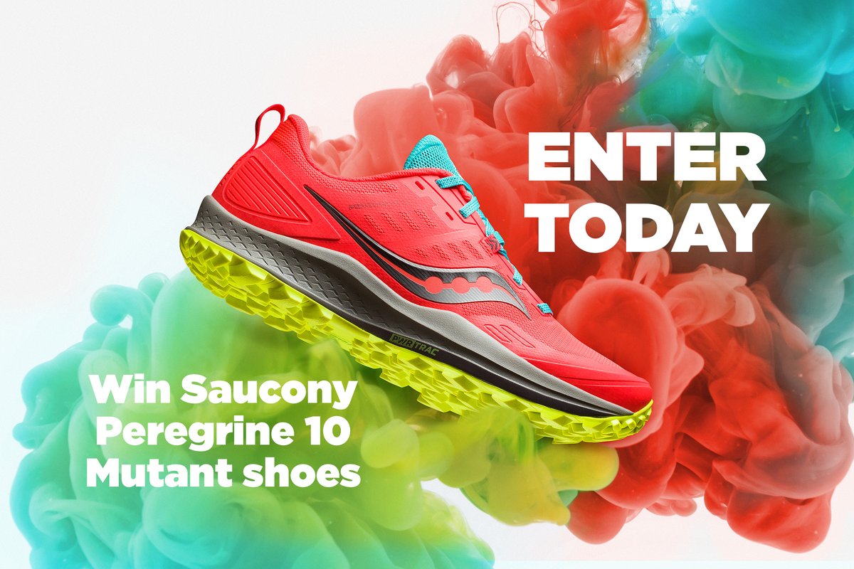 TRAILza's tweet photo. Last 3 weeks to enter... 🤞🏽
WIN the stunning NEW Saucony #Peregrine10 #trailrunning shoe.
https://t.co/e7h3FHCCvw
#MutantCollection #RunForGood #DirtPower #giveaway #competition https://t.co/LScnYlAgBX