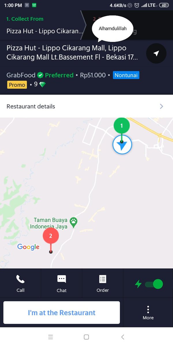 sukak_kopii's tweet photo. Sekian lama menanti.. Alhamdulillah penglaris grab dapet argo kakap sekalian bisa mampir kemsi di rokum
#grabfood
#drivergrab
#Lippocikarang https://t.co/Wi2cJwNAFh