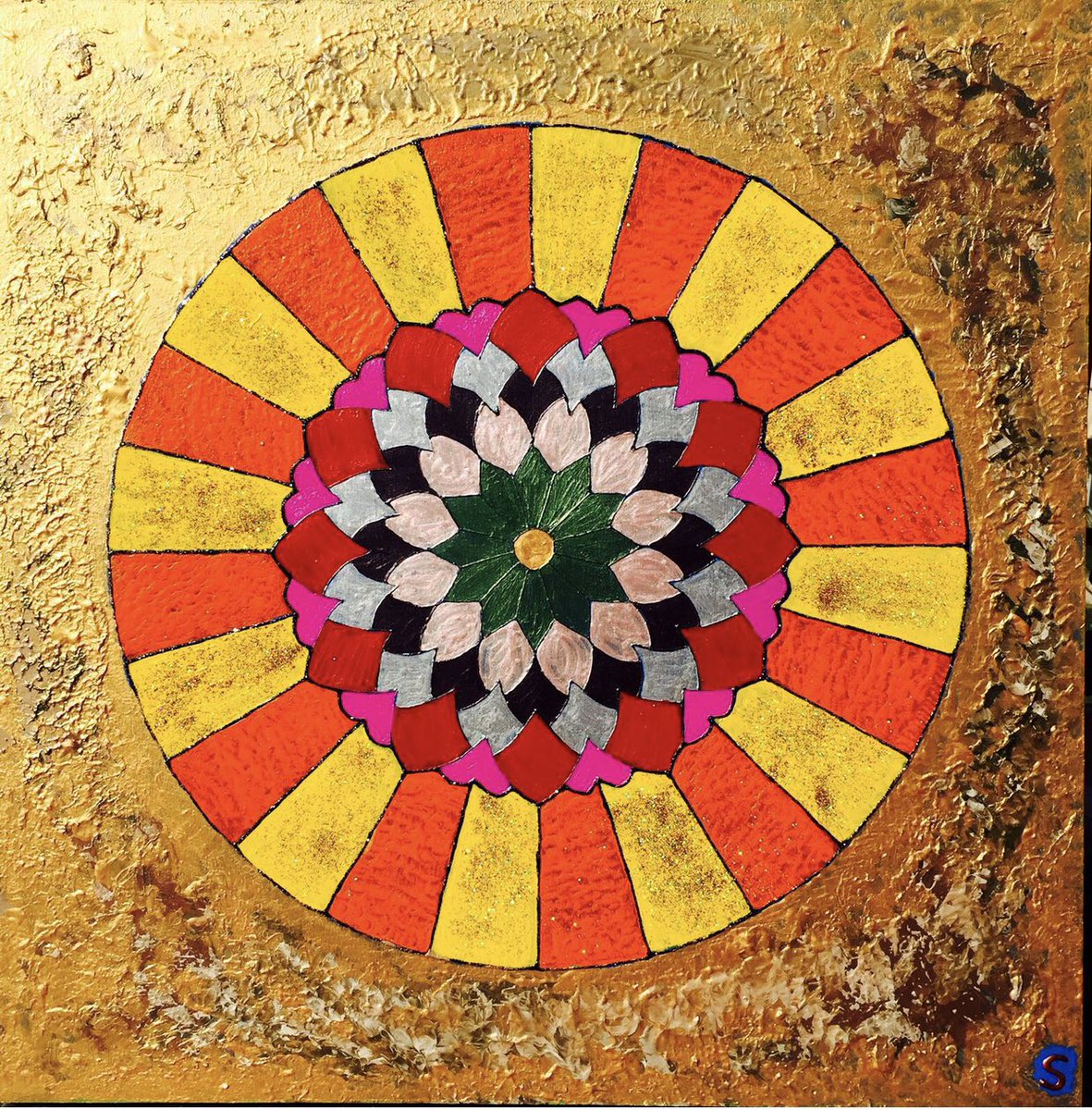 sandeep_adnani's tweet photo. My #Mandala journey. #colourtransformation #sacredart #meditation #arttherapy #colourtherapy https://t.co/3HVwEEkmhP