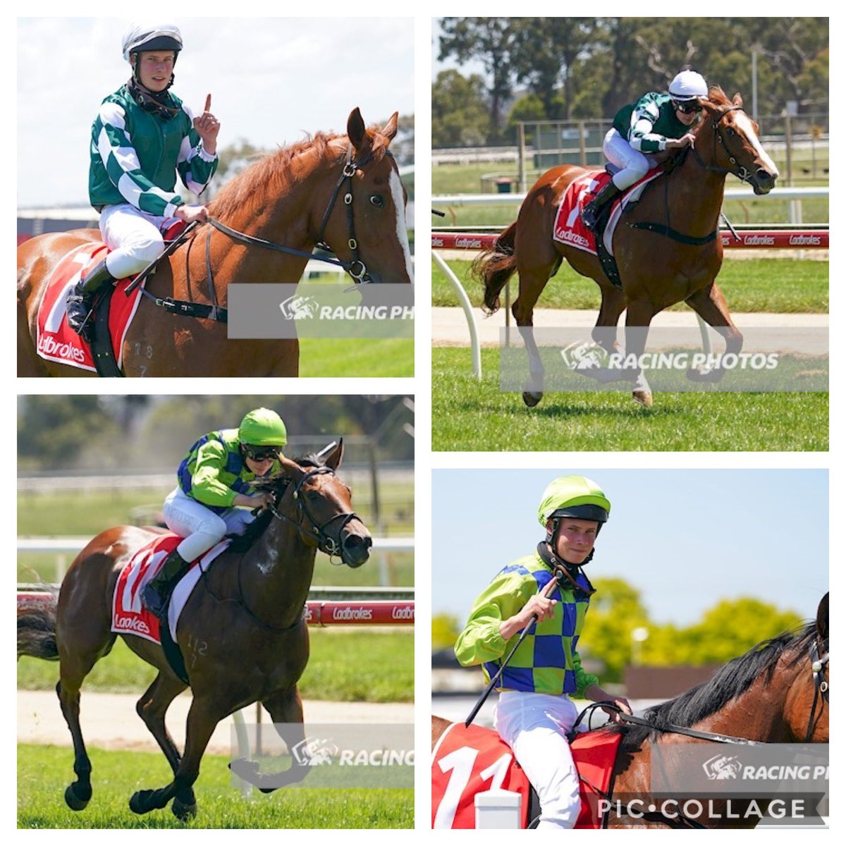 Great to be able to get my first winner for the boss, ride a double and get my 💯 winner all in one day, congratulations to all of the connections, onwards and upwards 🏇🙌🏼 @FreedmanRacing @murph01375419