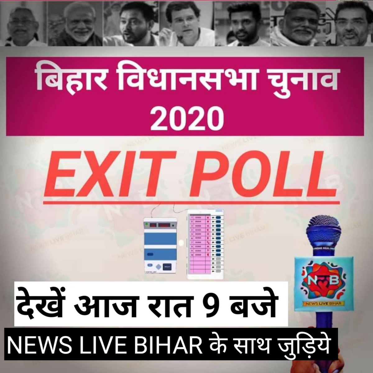 newslivebihar's tweet photo. #ExitPolls  #BiharElections2020  @newslivebihar https://t.co/IdoXfExrPV