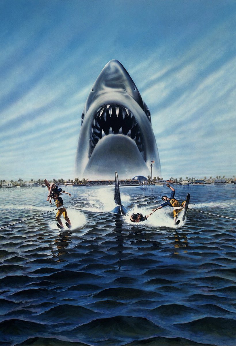 magictoasterfi1's tweet photo. All the #Jaws poster artwork in one tweet (these make great phone wallpapers) https://t.co/YZf3J9Z5ty