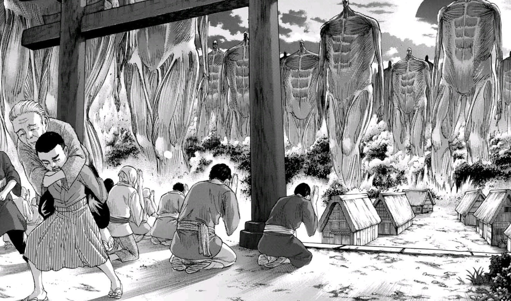 カオス 祈ったところで何も変わらない 紅蓮の弓矢の歌詞通りになってしまった 進撃の巨人