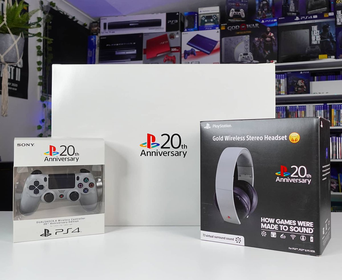 n4sa's tweet photo. #WeekOfPS4 Day 5 🎉 The 20th Anniversary PS4 released for pre-order in December 2014 to commemorate 20 years of PlayStation.

#ps4 #PlayStation5 #ps5 #Playstation https://t.co/w2B93Xql2C