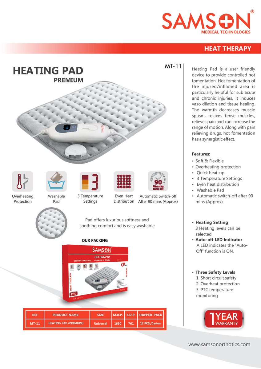 OrthoticsSamson's tweet photo. #Samson Heating Pad #therapy is an effective remedy for back pain because 

For Bulk Order What' up us on https://t.co/AGObUNw2II (8103617257) or Call @9098548979
.
.
.
.
#samson #samsonproperties #samson2020 #ShopOnline #heatingpad #electricheatingpad #newlunch https://t.co/pXt5ymKKda
