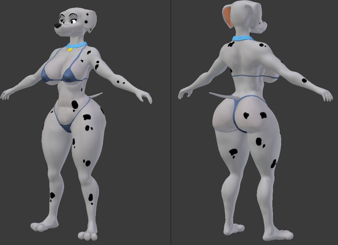 Perdita WIP Next step, rigging.Been having connection problems lately so mi...