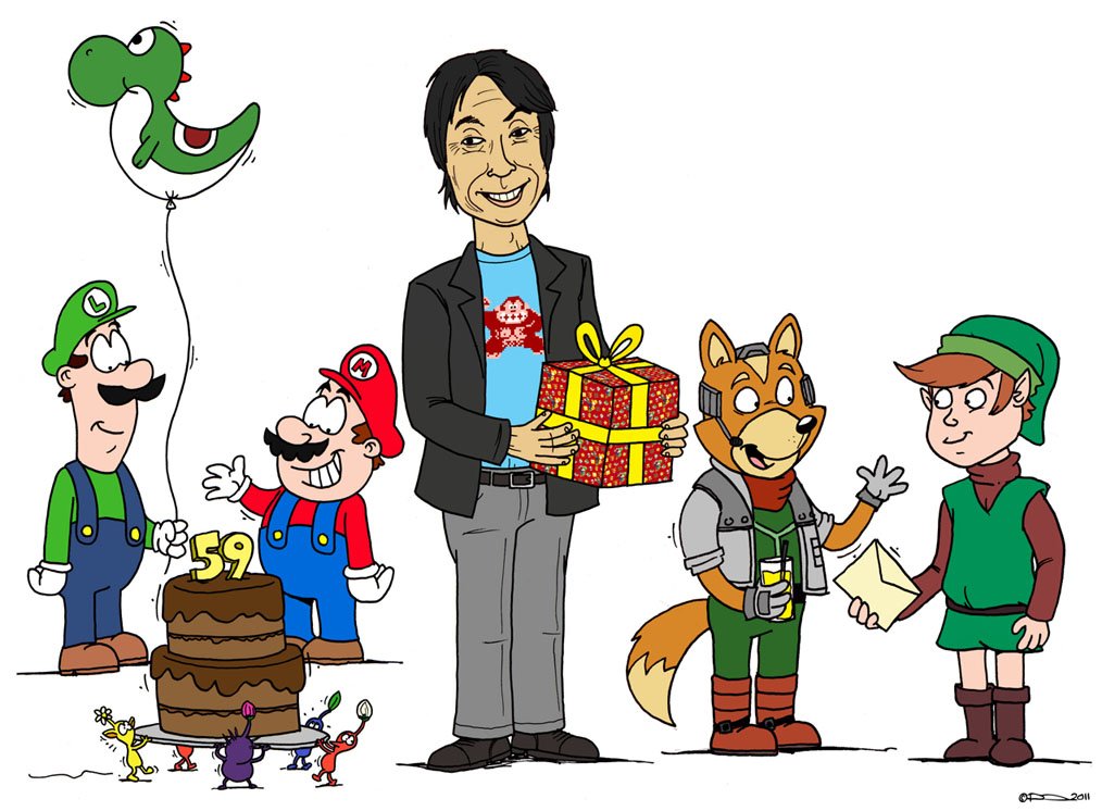  Happy Birthday Shigeru Miyamoto 