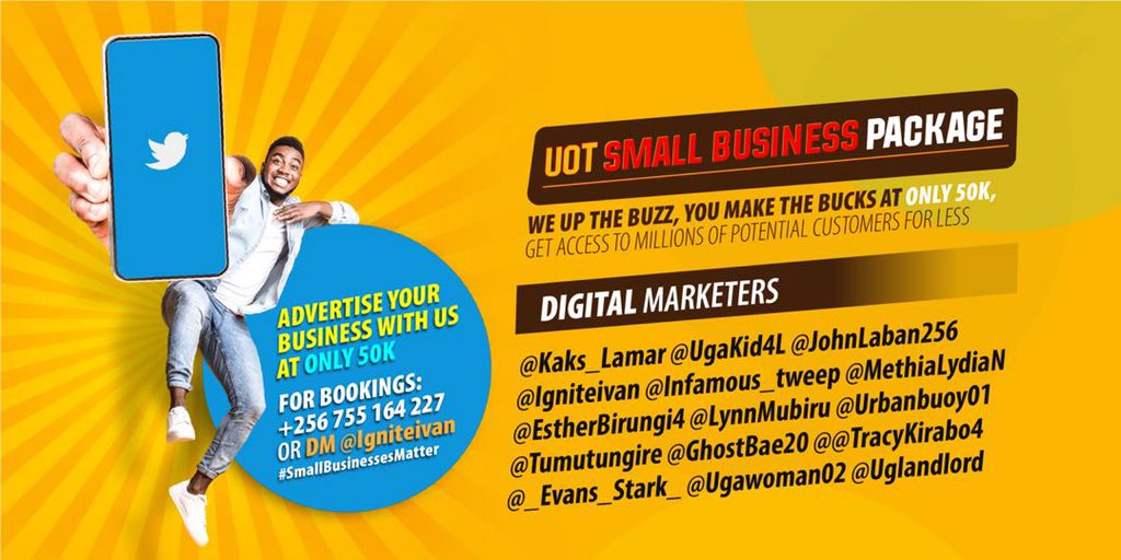 LyricalEssie's tweet photo. The wait is officially over , Get your business advertised by the best Digital Marketers on this Platform at only 50k . Call 0755164227 or Dm @igniteivan 

#50KBusinessPackage https://t.co/GUuMnTVSis