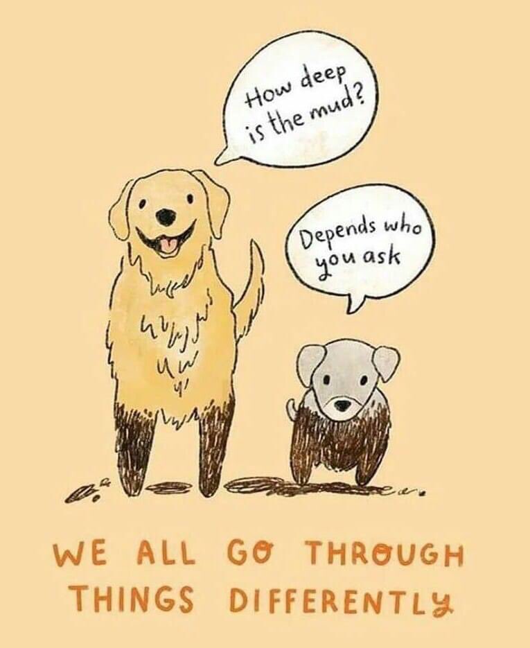 Happy Monday - look after each other, everyone will need some help at some point this week. Take care!