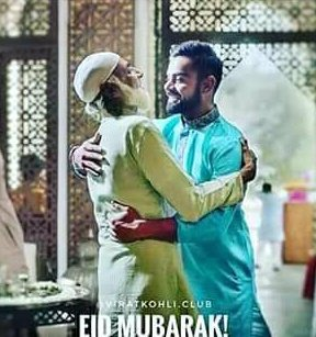 rishibagree's tweet photo. Kohli in Diwali                Kohli in Eid https://t.co/jy4WcvhMQd