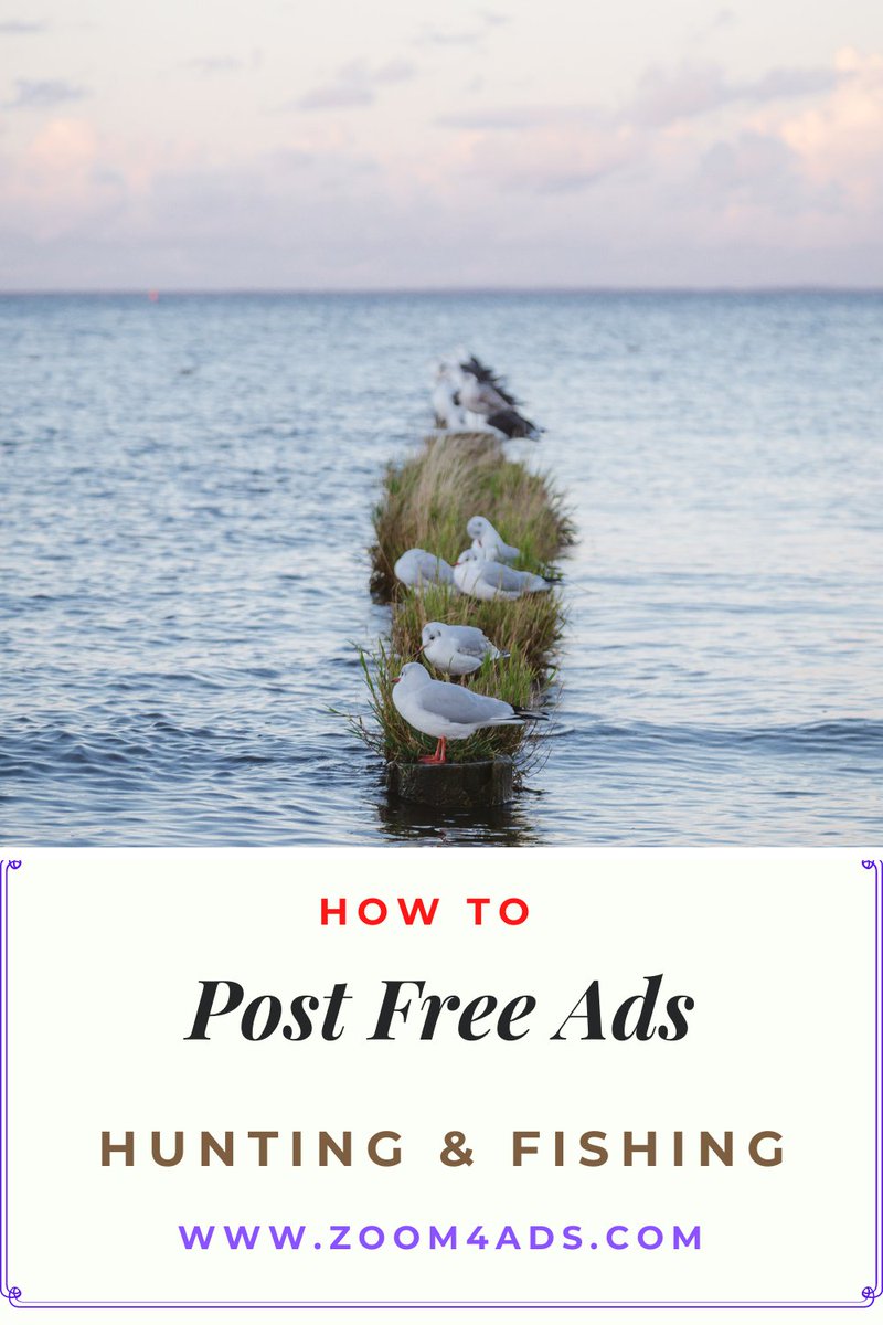 adsthumb's tweet image. Zoom4ads allow you to post free classified ads for  Hunting &amp;amp; Fishing 
Visit :- zoom4ads.com/category/servi…

#postfreeclassifiedads #onlineclassifiedads #freeads
#classifiedad #ads
