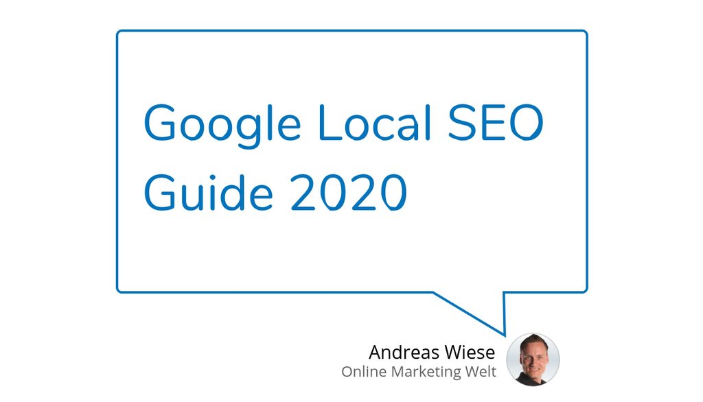 Andreas_Wiese's tweet image. Google Local SEO Guide 2020
▸ bit.ly/31H9IwI

#SEO #Onlinemarketingwelt #GoogleLocalSEO #Suchmaschinenoptimierung