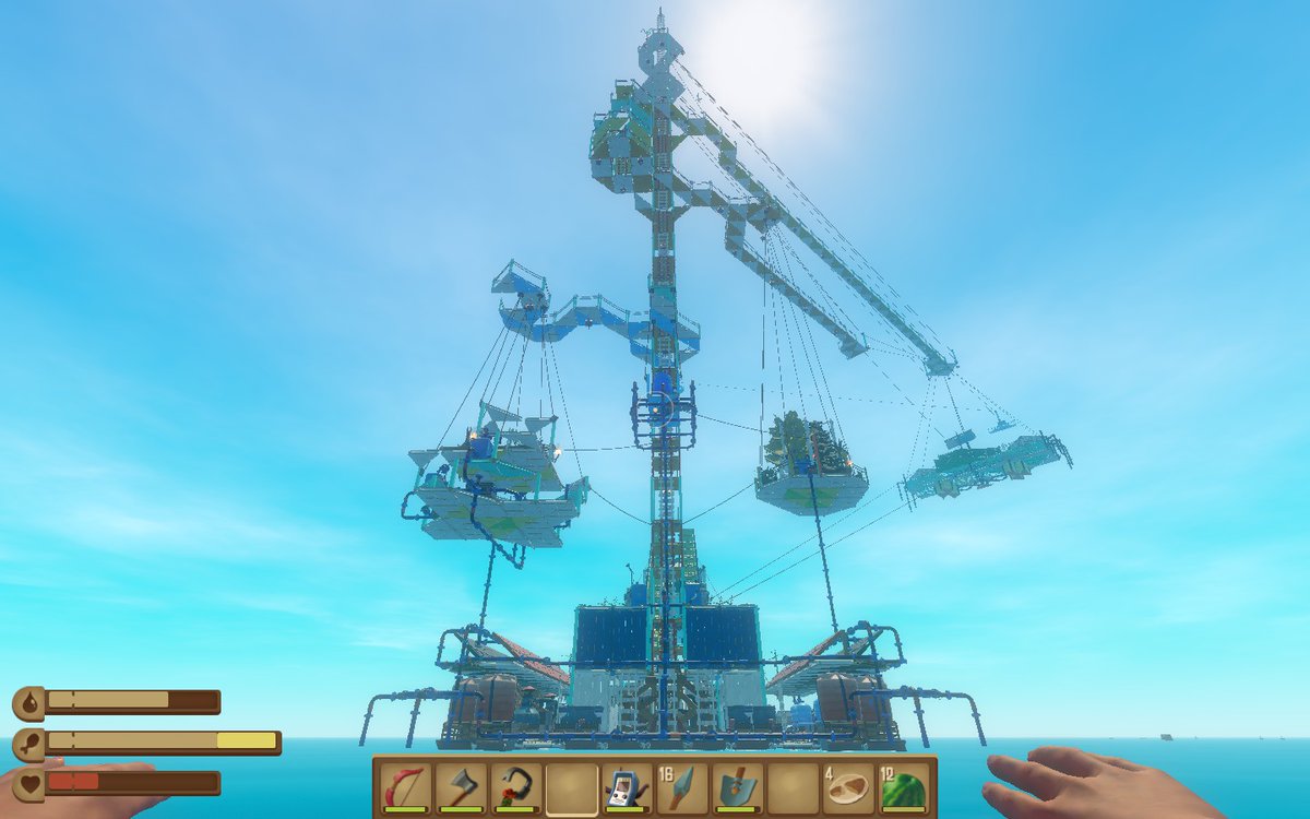 Xas_Lim's tweet photo. @RaftSurvivaGame @RaftSurvivaGame
@RedbeetOfficial
#RaftCreative 
The Constructor 3D Final
Playthru 7.
Normal Mode.
No mod.

Frontal Excavator.
Crane 
I hauls Containers and Boat.
II Botanical Preservation.
III Domestic Animal Shipment.

38 Foundations.
Sail efficient &amp; effective for landings. https://t.co/HsOzx4ENtd
