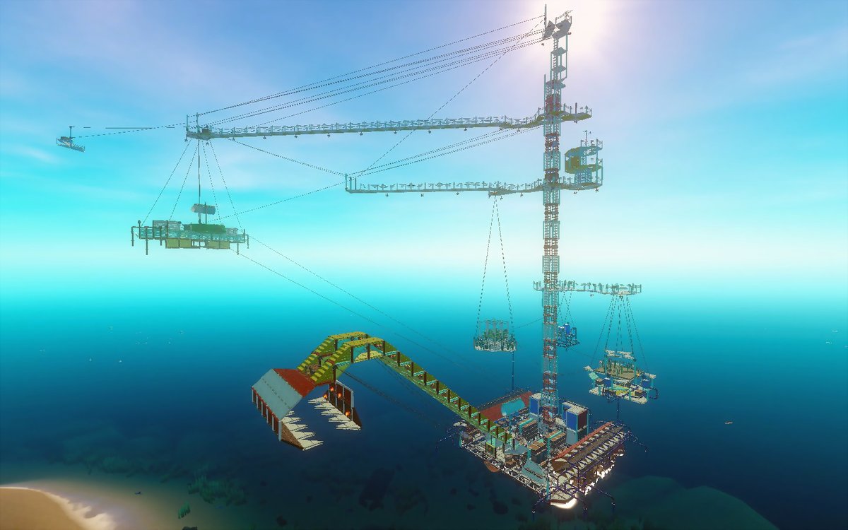 Xas_Lim's tweet photo. @RaftSurvivaGame @RaftSurvivaGame
@RedbeetOfficial
#RaftCreative 
The Constructor 3D Final
Playthru 7.
Normal Mode.
No mod.

Frontal Excavator.
Crane 
I hauls Containers and Boat.
II Botanical Preservation.
III Domestic Animal Shipment.

38 Foundations.
Sail efficient &amp; effective for landings. https://t.co/HsOzx4ENtd