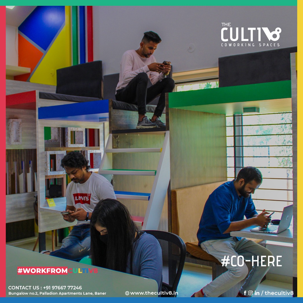 TheCultiv8's tweet photo. Join the V8 Community to add colours to your Co-Work Life!
Contact us : +91 9766777246
#GrowatCultiv8 #we8community #energy #vibes #charged #workplacedesign #coworkingspace #coworkingcommunity #coworkingspaces #coworkingspacepune #sharedoffice #hotdesk #sharedofficespace #cohere https://t.co/ibPRW2iODe
