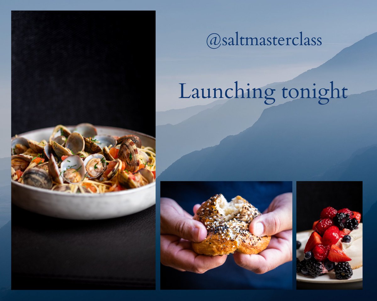 Paulfosterchef's tweet photo. Launching tonight 

@saltmasterclass 

https://t.co/uSoJSkD7sI https://t.co/BQPdBkzrPi