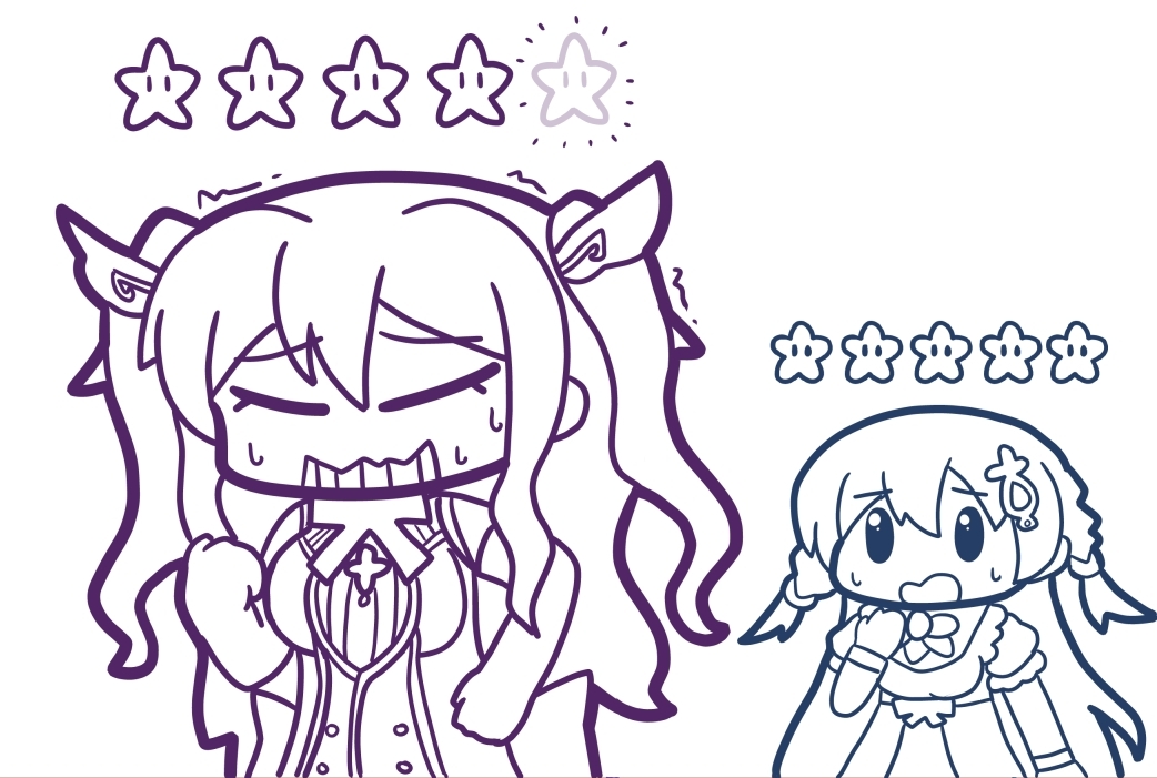 2度目のskeb依頼来た ウレシイ ウレシイ 青色コンボの漫画