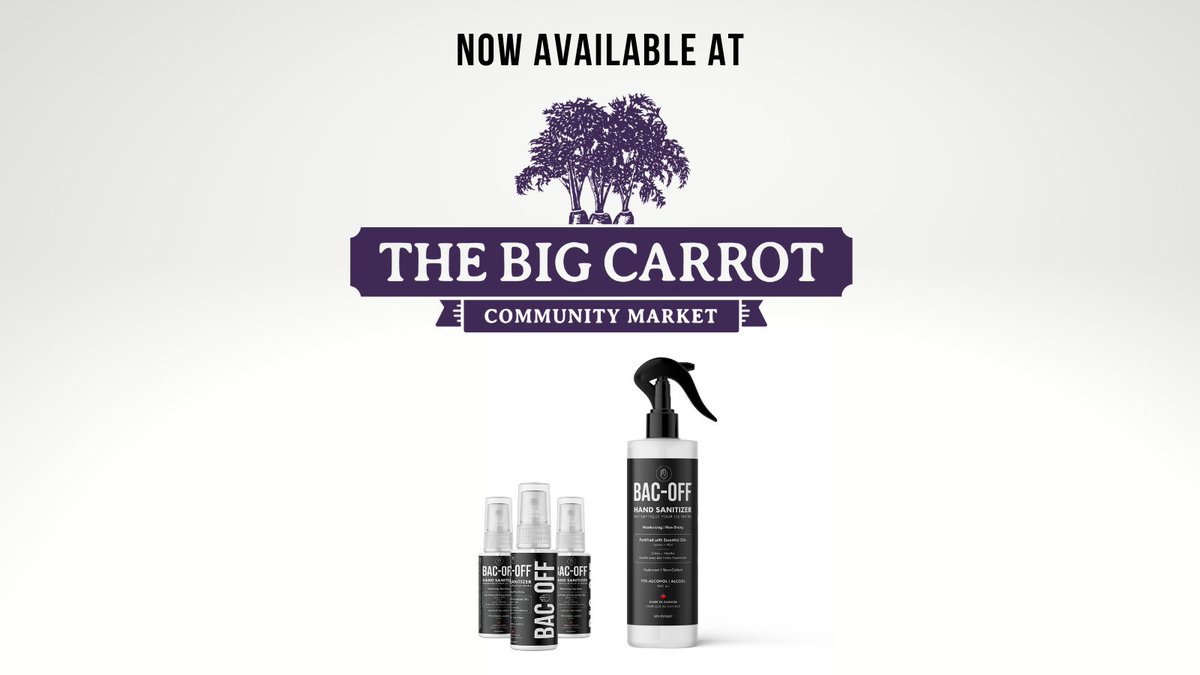 usebacoff's tweet photo. TORONTO - we're excited to announce that you can now buy BAC-OFF™ at The Big Carrot on the Danforth! 

Availble In-Store Now @the_bigcarrot https://t.co/KlY5G2qSYL