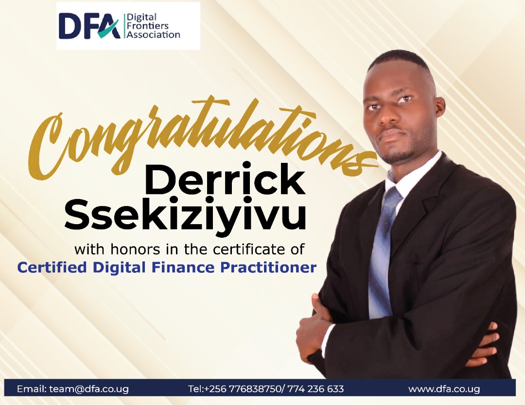 Congratulations to @sekiziyivu8 with honors in the certificate of CDFP
#digitaltransformation
#digitalpractice