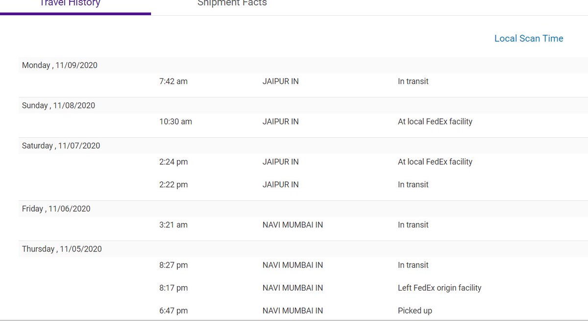 higoyal9's tweet photo. @FedExIndia 
AWB 398586517793
Team our very urgent courier diwali gifts is stuck for 3 days at same location i.e. jaipur very frustrating nd disappointing, had been loyal customer of urs for last 7 years. pl help
M- 6377403478 https://t.co/NKxNeH8L5N