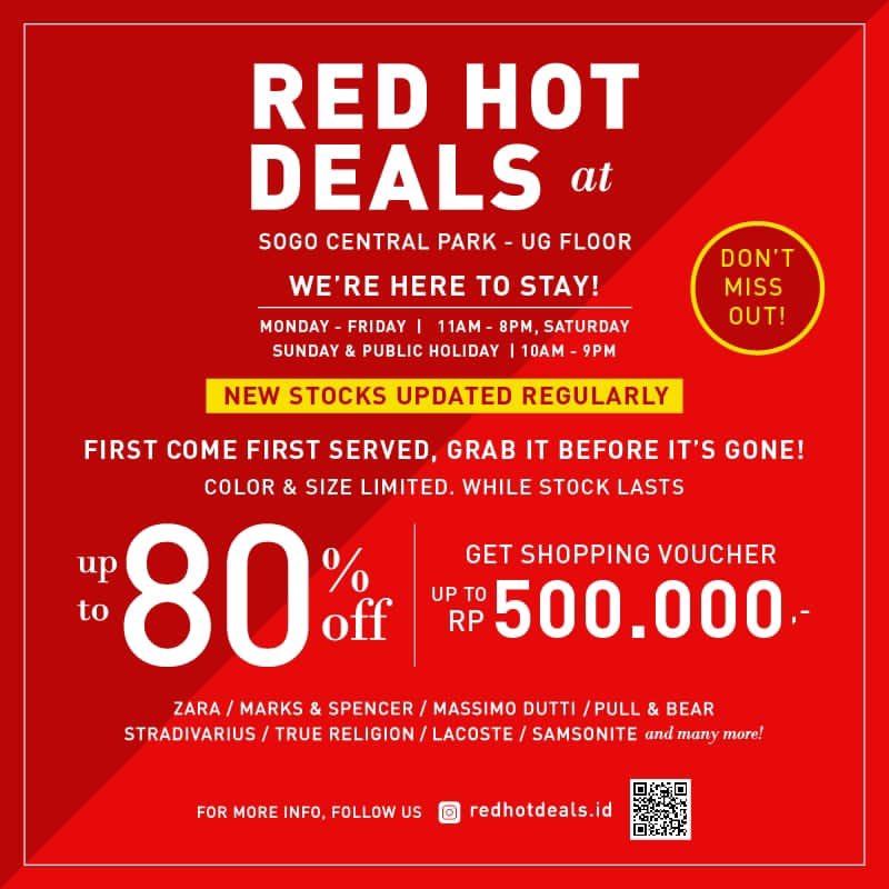 CentralParkMall's tweet photo. RED HOT DEALS
We Re Here To Stay !
New Stocks Updated Regularly
-
#redhotdeals #shopping #hotdeals #special offers #gooddeals #hot #superhot #deals #exclusive https://t.co/cAxgj5Ehe8