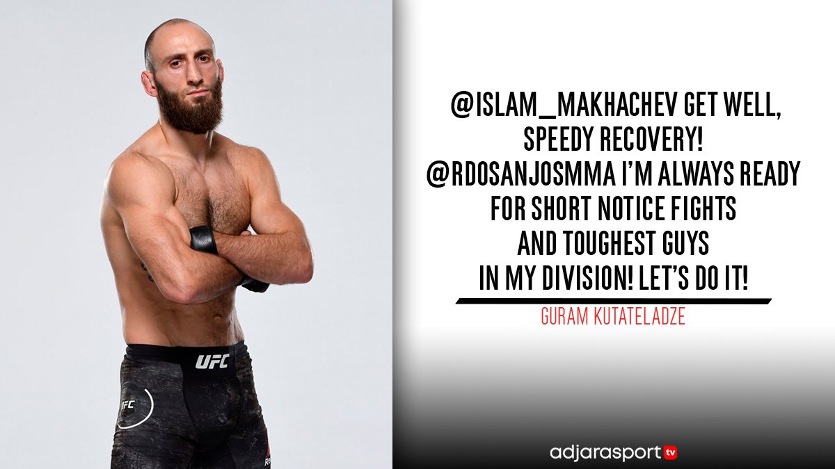 With Islam Makhachev out, Guram Kutateladze WANTS to step in with Rafael Dos Anjos on short notice fight! 🇬🇪

#UFC #MMA #UFCVegas14 #RafaelDosAnjos #GuramKutateladze #TheGeorgianViking