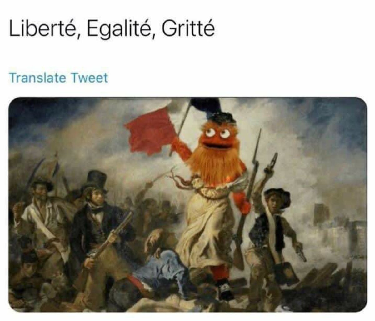 ShesQuackers's tweet photo. @vulgarweed @AynRandPaulRyan @robfardon My French coworkers got this as an explanation. Worked like a charm, except I accidentally made Flyers fans out of them. https://t.co/1bYKUpR1Fk