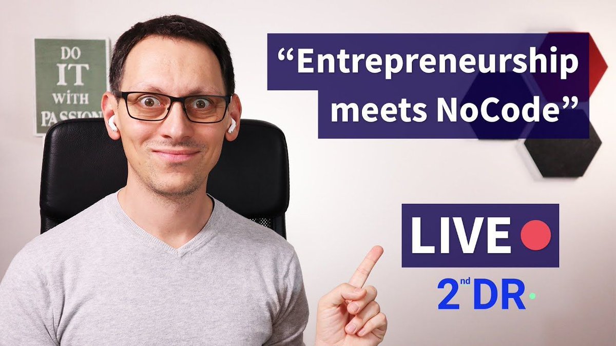 Will NoCode be "The Next Big Thing"❓
And if so, how will it affect Entrepreneurship❓

Join the online panel, which I have the honour to be part of on coming Thursday at 17:00 CET to find out: buff.ly/3p93Uaz

#nocode #lowcode #event #startup #entrepreneurship