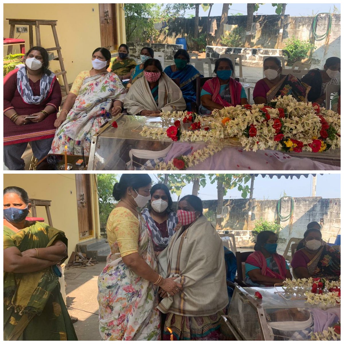 ErrabelliSwarna's tweet photo. తేదీ (09-11-2020)

ఈ రోజు సిద్దార్థ్ నగర్ లోని బిషాబ్ పొలిమేర జయరావు గారి సోదరుడు రిటైర్డ్ హెడ్ మాస్టర్ పొలిమేర జయన్న గారు  మరణించగా వారి భౌతిక కాయానికి పూలమాల వేసి నివాళులు అర్పించి వారి కుటుంబాని పరామర్శించి ప్రగాఢ సానుభూతి తెలిపిన వరంగల్ మాజీ మేయర్ ఎర్రబెల్లి స్వర్ణ గారు, https://t.co/1QFoHSGwVE