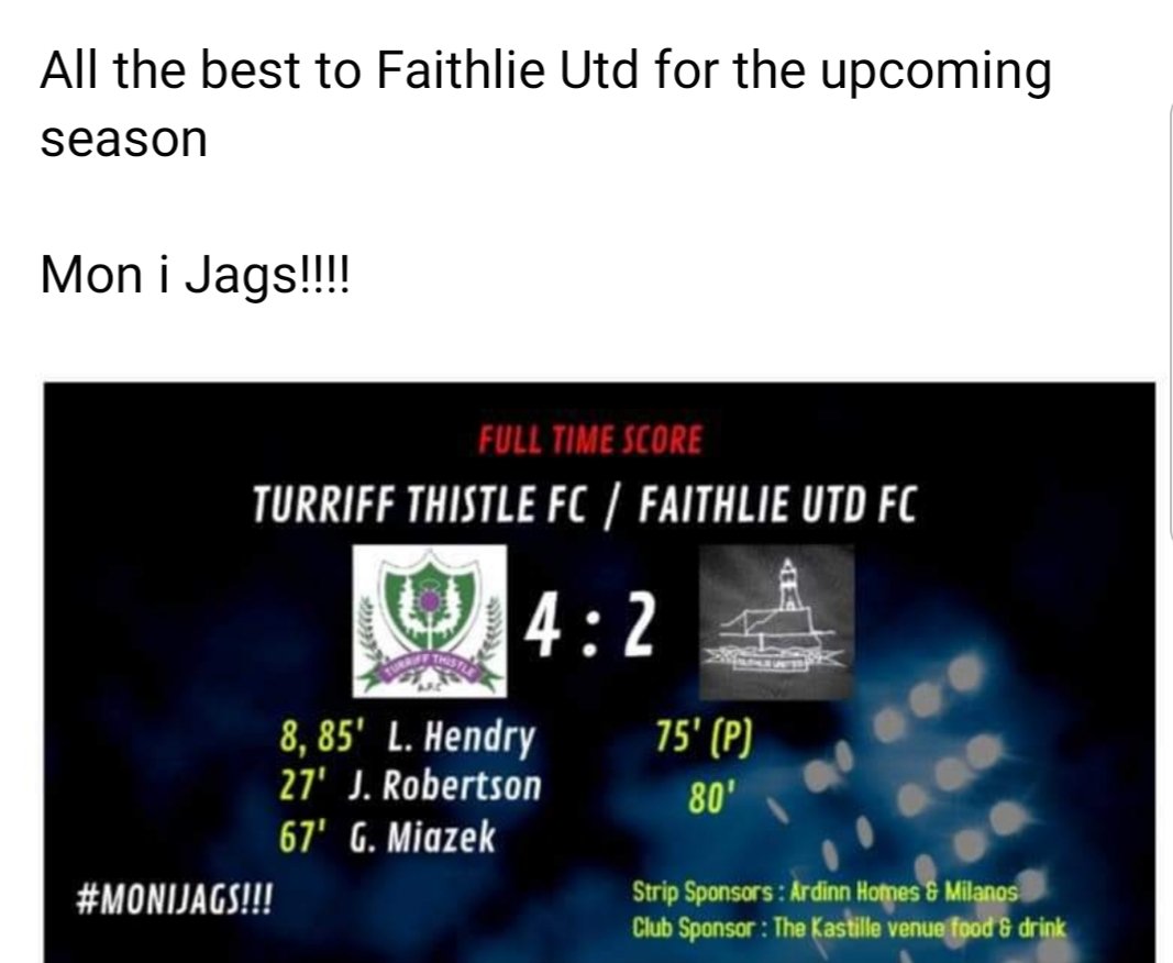 Great result on sat 👍⚽