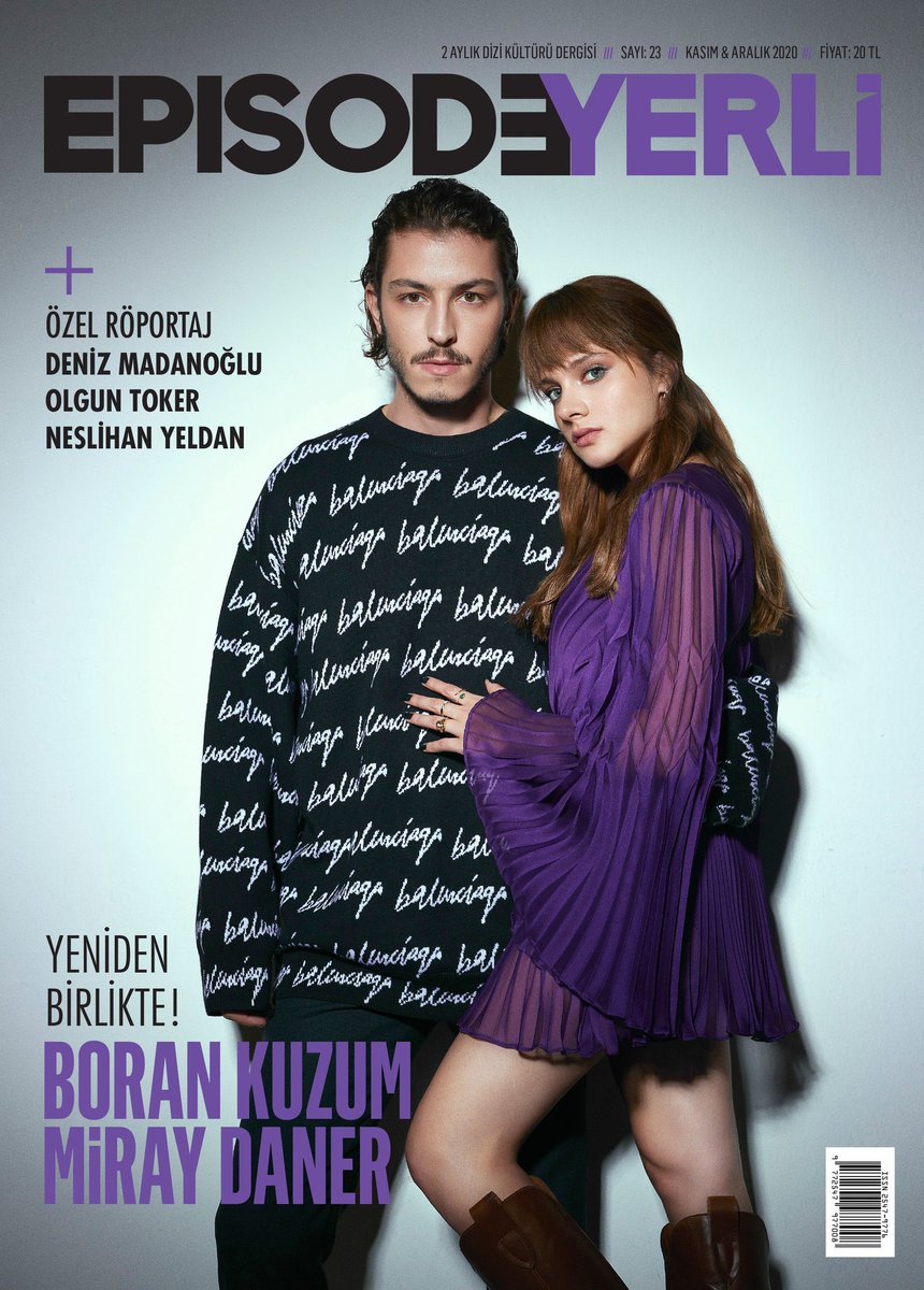 TvDunyasii's tweet photo. Boran Kuzum &amp; Miray Daner 💥

EpisodeYerli Kasım Sayısı... https://t.co/iDcobjsEHf